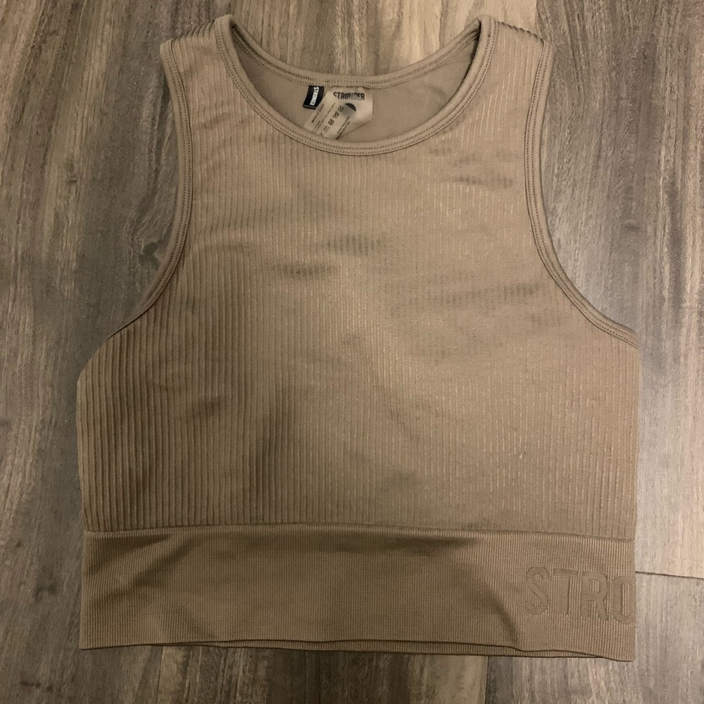 Stronger Womens Crop Top / Sports Bra